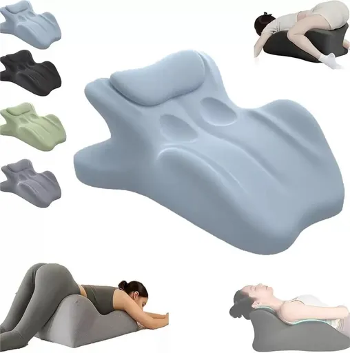 Intimacy Pillow 27 Degree Couples Pillow for Couples Sweet Spot Intimacy Pillows, Maintains Perfect 27 Angle Every Time, Firm Foam that Won?t Shift, Waterproof & Washable Cover - Blue - Size 23.22 * 18.11 * 9.44 in