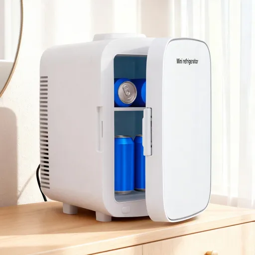 Glacio Mini Fridge Portable 13L White Electric Cooler Warmer 12V 220V