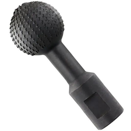 Sphere Rotary Burr, Carbon Steel Ball Grinding Head Power Carving Tools, Wood Polishing Carving Engraving Drilling Bits