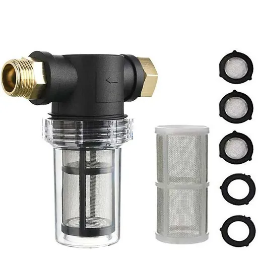 3/4" Garden Hose Sediment Filter For Pressure Washer - Sediment Filter End Cap For Outdoor Gardening - Water Inlet