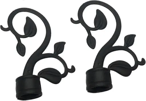 2pcs Curtain Rod Finials for 28mm Rods, Decorative Ends