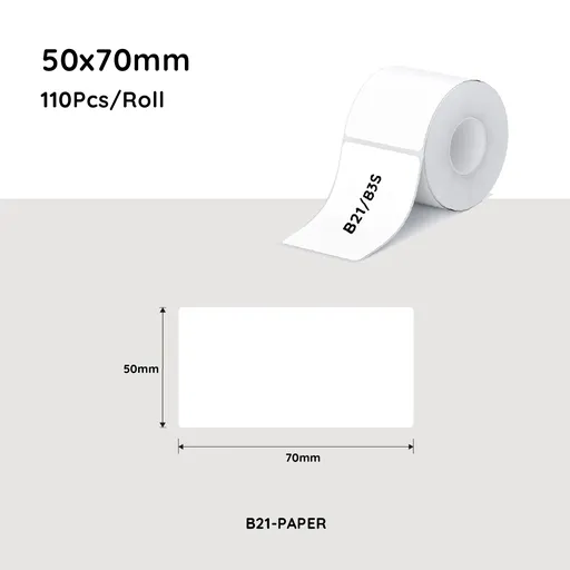 NiiMbot white label paper 50*70mm 110 Pcs For B21/B3S/B1