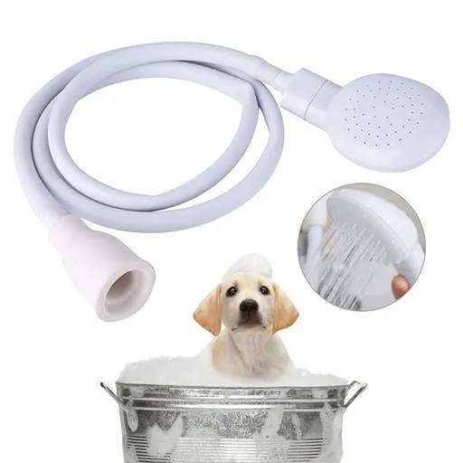 Portable Handheld Shower Hose, Pet Faucet Sprayer, Faucet Shower Head Spray Hose for Bathing Baby, Pets Shower, Washing Hair, Rinsing Vegetables, Fit for 0.7inch or 1.1inch Faucet