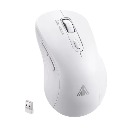 SOLAKAKA Silent Wireless Mouse Bluetooth 2.4GHz 4200 DPI 7 Buttons