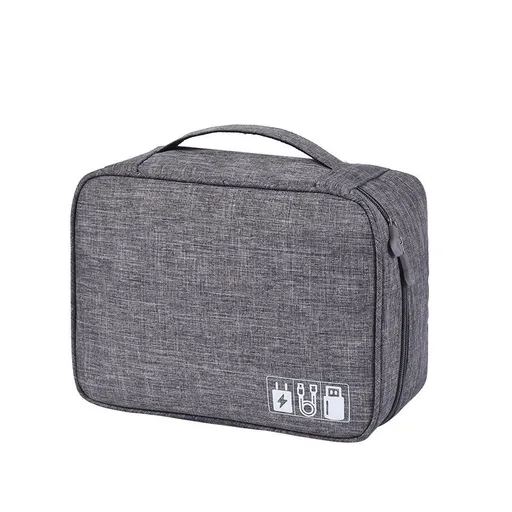 New Grand Hyatt Data Cable Storage Travel Digital. double gray Medium