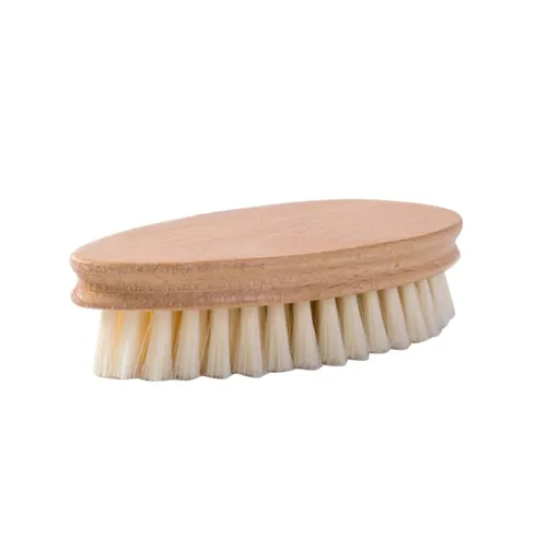 1pc Cleaning Brush Fur Brush Shoes Brush Fiber Brush Clothes Cleaning Ball Bamboo simple appearance and practical uses.