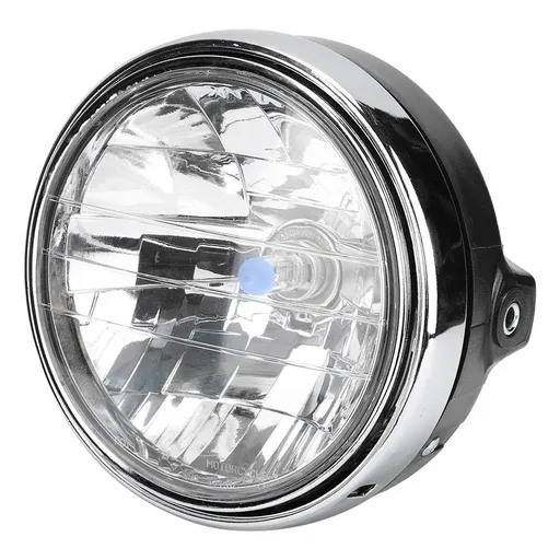 LED Headlight Modified Retro Round Motorcycle Head Front Light Assembly Headlamp 250 VT250 CB400 CB750 CB900