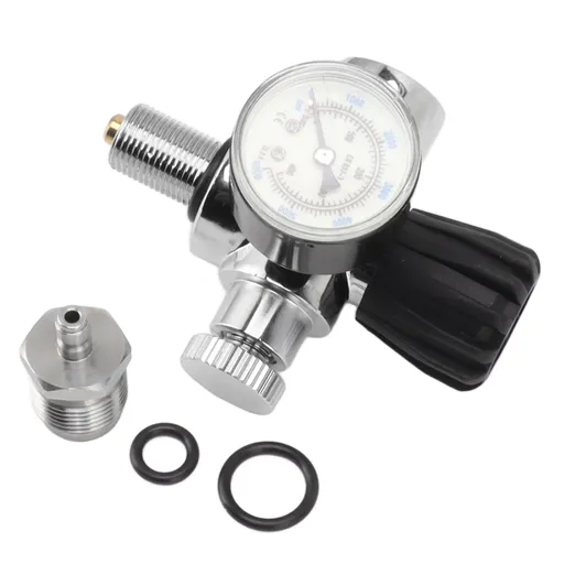 6000psi 400Bar Diving Tank Pressure Gauge M18x1.5 Scuba Diving Tank Pressure Gauge Double Scale Luminous Meter