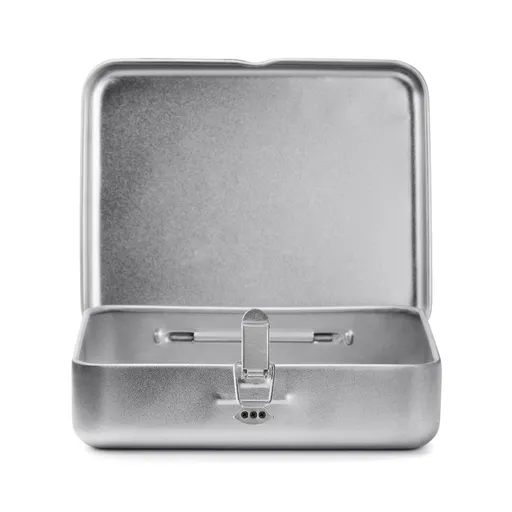 4Pcs Plated Silver Metal Spring Latch Lock for Cabinet Door Tool Box Secure Fastening