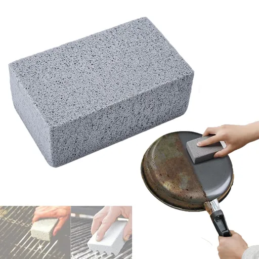 Scoring Stone for Oven Cleaning, Scoring Stone for Stove Cleaning, Heavy Duty GrillCleaning Brick,Toilet Stone Cleaning Block