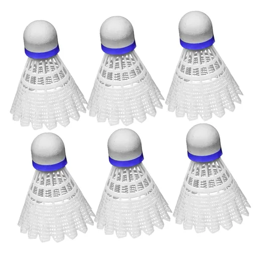 6pcs Lightweight Badminton Arm Hoops Inflatable Rudder Kids Shuttlecock Light Weight Shuttlecock Rubber Shuttlecock Corksicle