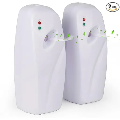Automatic Air Freshener Spray Dispenser 2-Pack,Wall Mounted/Free Standing Automatic Air Fresheners for Home and Commercial Use,Automatic Spray Dispenser Adjustable