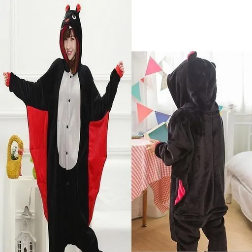 Hod Health & Home Animal Kigurumi Jumpers - S - Bat