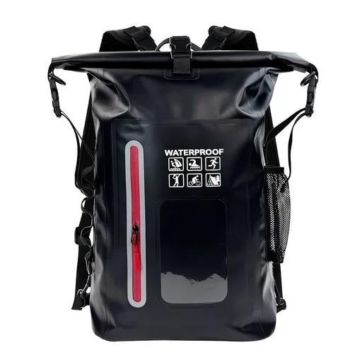 waterproof backpack, dry-wet separation, outdoor sports backpack, fishing backpack, camping backpack, canyoning backpack, swimming backpack, rafting backpack, waterproof gear, Australia outdoor backpack, hiking backpack water resistant - Black - Size
