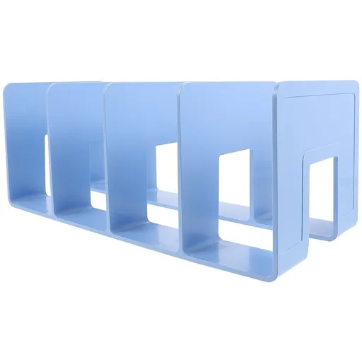 Acrylic Blue Book Holder for Desktop and Bookshelf Accessories with Fine Workmanship