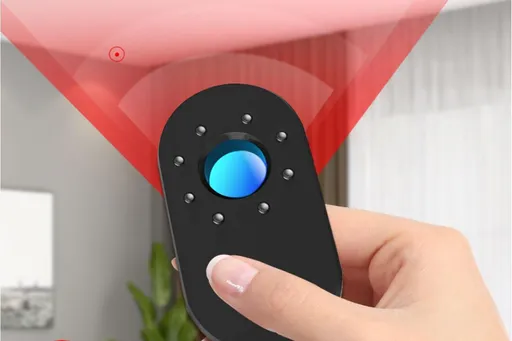 Anti-Spy Camera Detector Portable Pinhole Lens Detect Gadget Anti-Peeping Security Protection Bug Detector