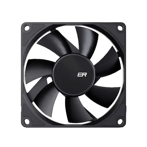 Computer Case Fan 80mm 4-Pin PWM High Airflow Ultra-Thin Cooling Fan 1200-3000RPM Cascadable FDB Bearing Fan