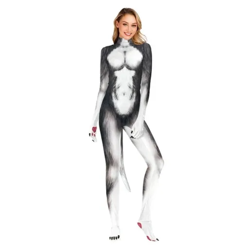 House Of Dasein Halloween Whole Cosplay Costumes Animal Catsuits 3D Printed Jumpsuits Unisex Bodysuit - L - Style 11