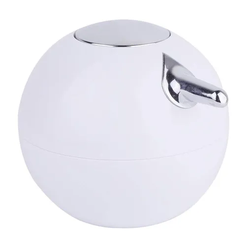 Lotion Dispenser,Creative Sturdy Bathroom Soap Shampoo Box Sanitizer Dispenser Lotion Liquid Pump Bottle 380ml (White)