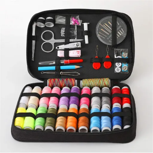 Needle and Thread Kit for Sewing, Over 97 Supplies , Basic Travel Sewing Kit, Portable Sewing Kit Premium Repair Set