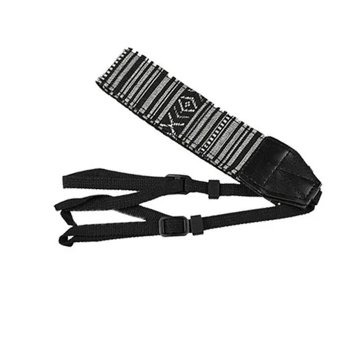 Camera Strap Compatible With Sony Nikon Olympus Dslr Canon Vintage Shoulder Neck - Black