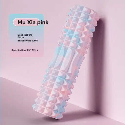 Foam Massage Roller Medium Firmness 12-45cm Mocha Pink