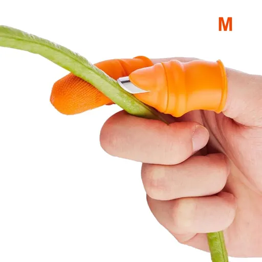 Picking Thumb Cutter Finger Sleeve Set Picking Tool for Harvesting Plant Gardening Fruit Vegetable Picker