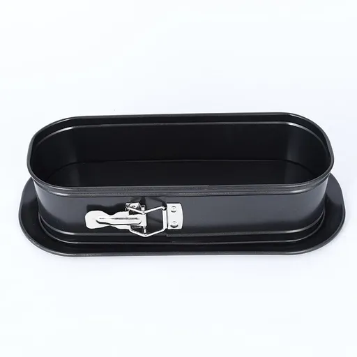 31.5 cm Long Oval Springform Pan, Non-Stick Spring Baking Pan Cheesecake Pan with Removable Bottom, Quick Release