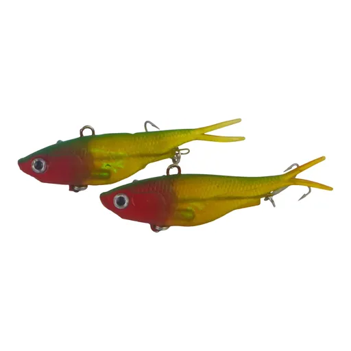Swimerz 95mm Soft Vibe, Blush Green, 2 pack