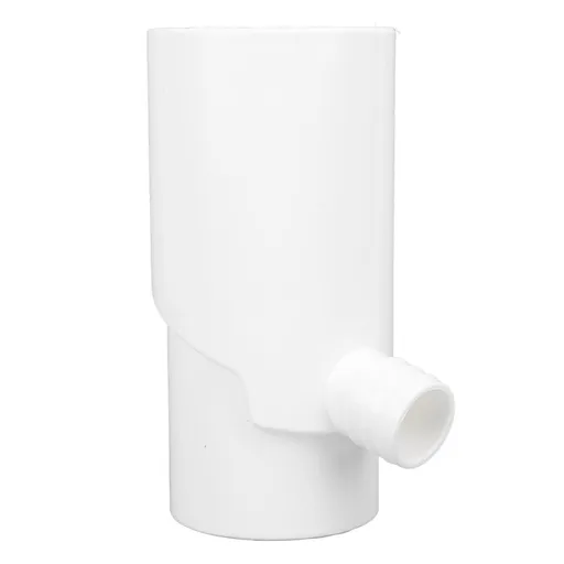 Rainwater Diverter Rainwater Collection System Plastic 8cm Round Downspout Diverter for Irrigation and Aquarium White