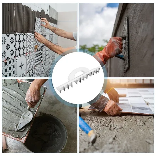 Professional Corner Tool Scraper Lightweight White Plastering Trowel for Concrete and Bricklaying