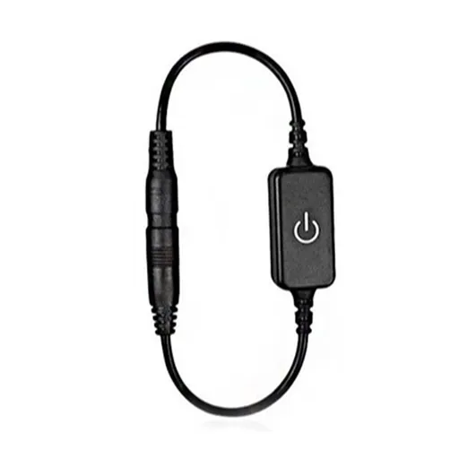 12‑24V 4A Mini LED Dimmer Touch Switch Single Color Light Emitting Diode Strip Light Brightness Controller On Off Switch Black