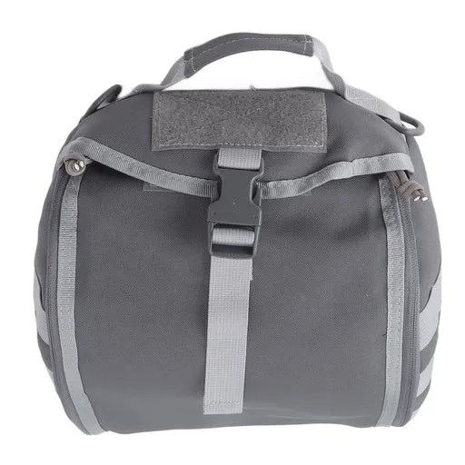 Outdoor Helmet Bag Nylon Waterproof Motorcycle Bike Bicycle Helmet Bag for Camping Hiking Gray