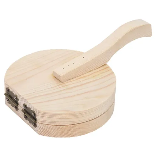 Tortilla Dumpling Skin Presser Press Manual Tortilla Maker Wooden Corn Tortilla Presser Tool Dough Press Tortillas Sugar Pancakes