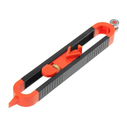 Precise Contour Scribe Tool with Adjustable Lock for Pencil, Profile Contour Gauge for Woodworking Edge Corner Measuring