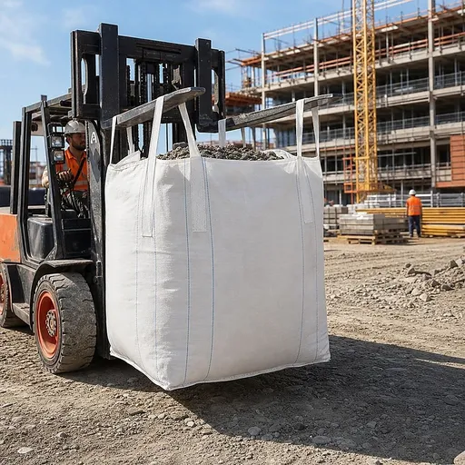 4 x 1 tonne FIBC Polypropylene UV Rated Builder / Bulk / Landscape Bags