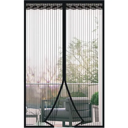 Mosquito Net Door Magnetic Anti Fly Curtain Anti Mosquito Door Curtain with Magnetic Closure Without Drilling for Balcony Door, 80cmx210cm