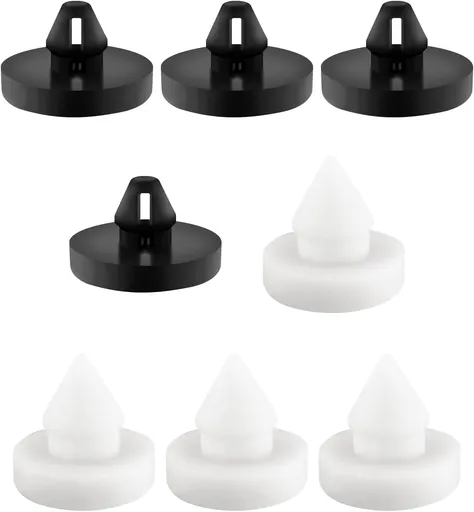 8PCS Car Brake Pedal Stop Pad - Premium Rubber Brake Switch Stopper Compatible with Lexus Scion Toyota Acura - Clutch Pedal Pad Stopper OEM#46505-SA5-000,90541-06036