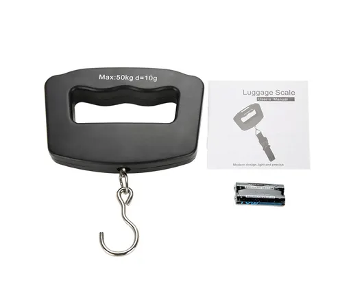 50kg/10g Portable Digital Precise Mini Fish Hook Scale Electronic Luggage Hanging Weight