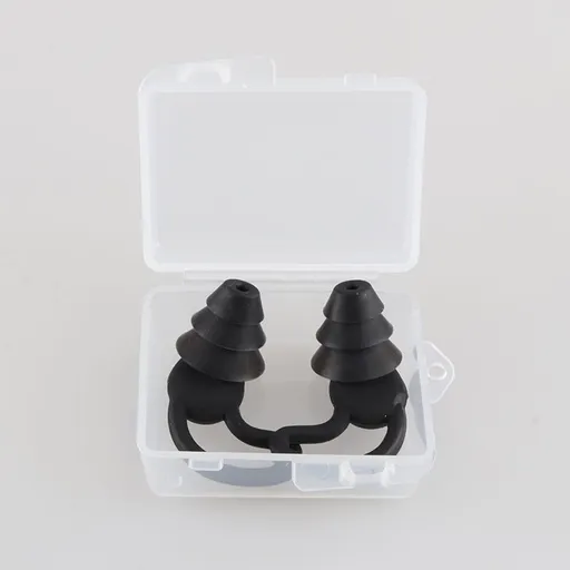 Ear Plugs for Sleeping Noise Cancelling,Washable Hearing Protection for Work, Travel, Concert, Swimming, Sleep Snoring (Black)