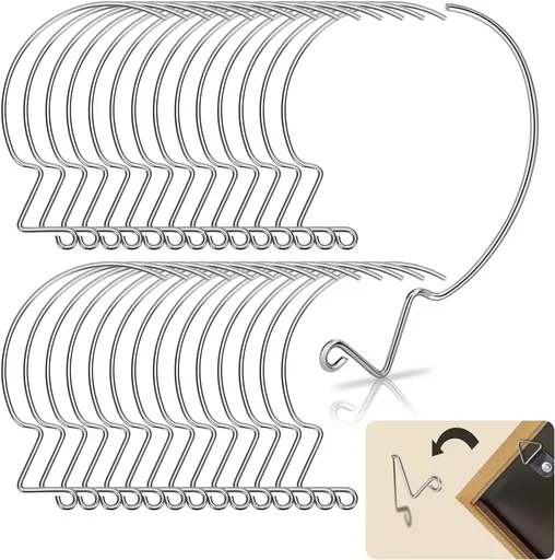 30Pcs Picture Hanger Hooks Super Hooks for Hanging Drywall Picture Hanging Hooks Heavy Duty Wall Hooks for Hanging Pictures, Photos, Frames, Planters, Art, Clock