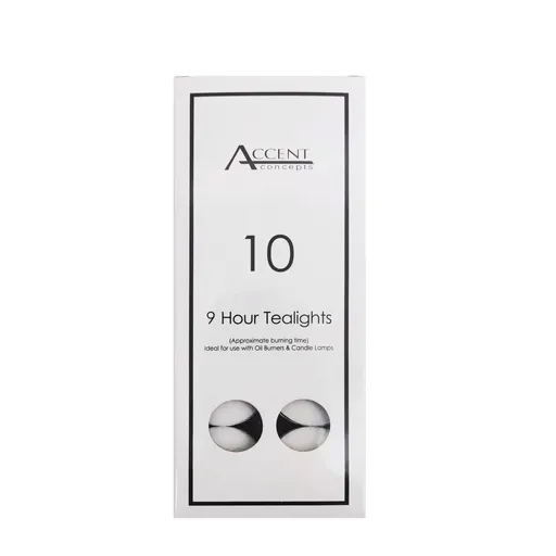 bulk 60 Accent 9 Hour Tealight 10 Pack
