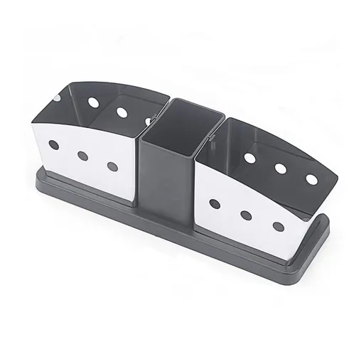 1PC Coffee Condiment Holder 3 Compartment Coffee Bin Box Tea Bags Storage Organizer Holder Coffee Sugar Holder for Home