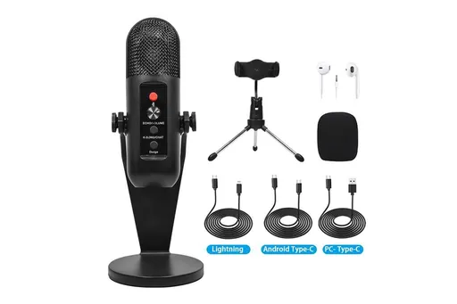 USB Microphone Computer PC Mic Plug&Play Gaming Microphones