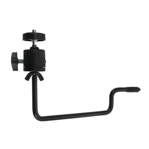 Versatile Black Camera Mount for Hunting and Outdoor Use with 360 Degree Rotation