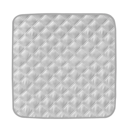 Waterproof Reusable Incontinence Pad, 51×56cm Washable Non-Slip Absorbent Mat, Multi-purpose Bed Pad for Baby, Pet, Women Period, Elderly Care, Sofa Chair Cushion, Anti-snag & Easy Clean Grey