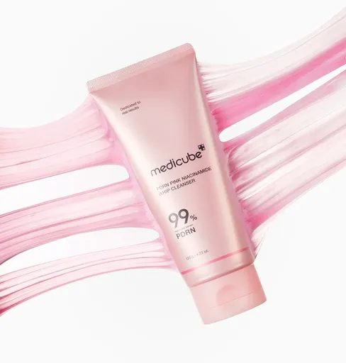 MEDICUBE PDRN Pink Niacinamide Whip Cleanser 120ml