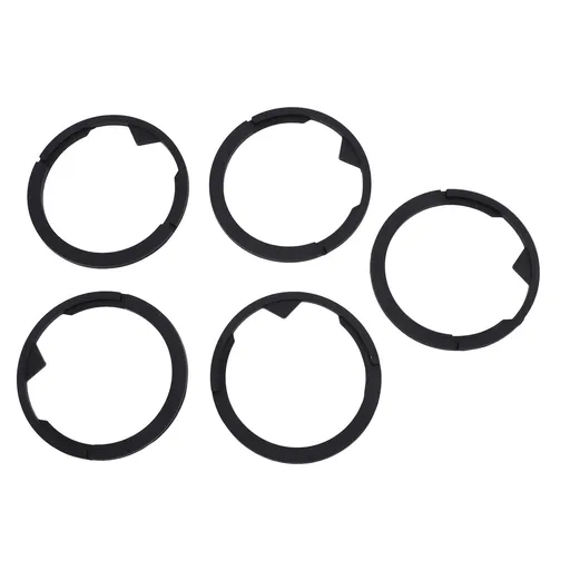 5PCS Upper Burr Grinder Seal Grinder Burr Silicone Seal for Coffee Machine Prevent Clogs Jams