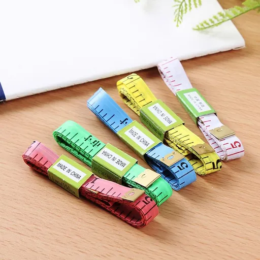 Soft Tape Measure Long Accurate Brilliant Color Cloth Tape Measure for Sewing Tailoring With Iron Head