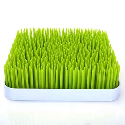 Lawn Countertop Baby Bottle Drying Rack - Green - Bottle Rack and Organizer - Baby Feeding Essentials